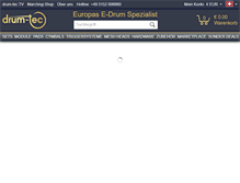 Tablet Screenshot of drum-tec.ch